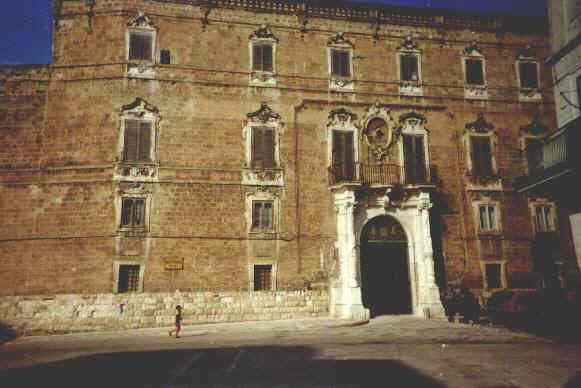 Facciata del Palazzo Palmieri